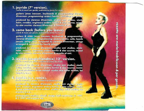 Roxette : Joyride (Maxi-Single)