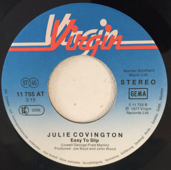Julie Covington : Only Women Bleed (7",45 RPM,Single)