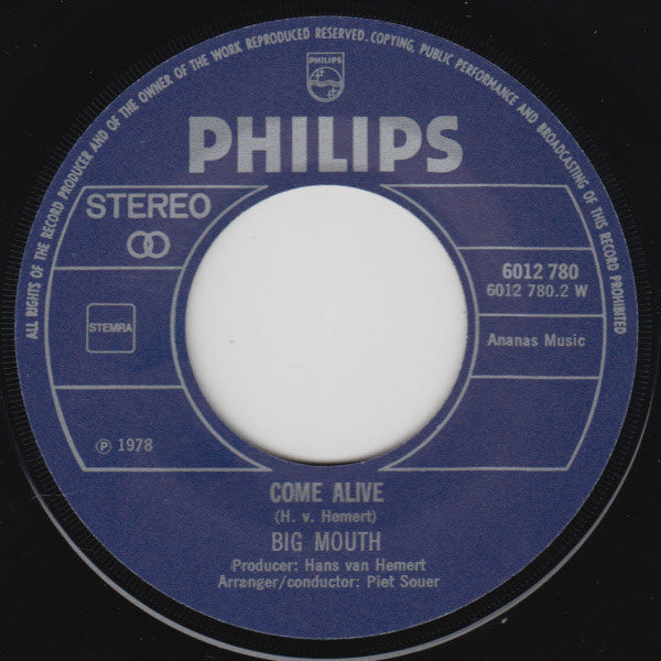 Big Mouth (5) : Mamy Oh Mamy (7",45 RPM,Single,Stereo)