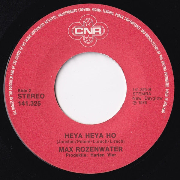 Max Rozenwater : Meneer Den Uyl Wat Maak Je Nou? (7",45 RPM,Single,Stereo)