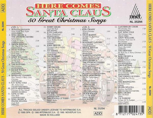 Various : Here Comes Santa Claus - 50 Great Christmas Songs (Compilation)