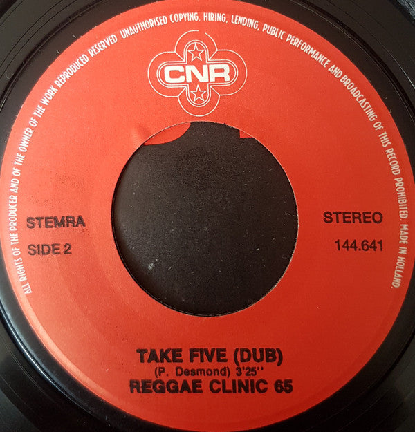 Reggae Clinic 65 : Take FIve (Reggae Disco Version) (7",45 RPM,Single)