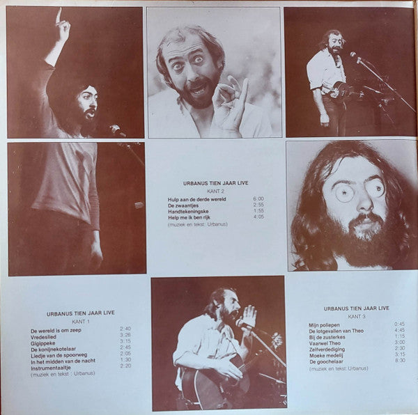 Urbanus : Tien Jaar Live (LP,Album)
