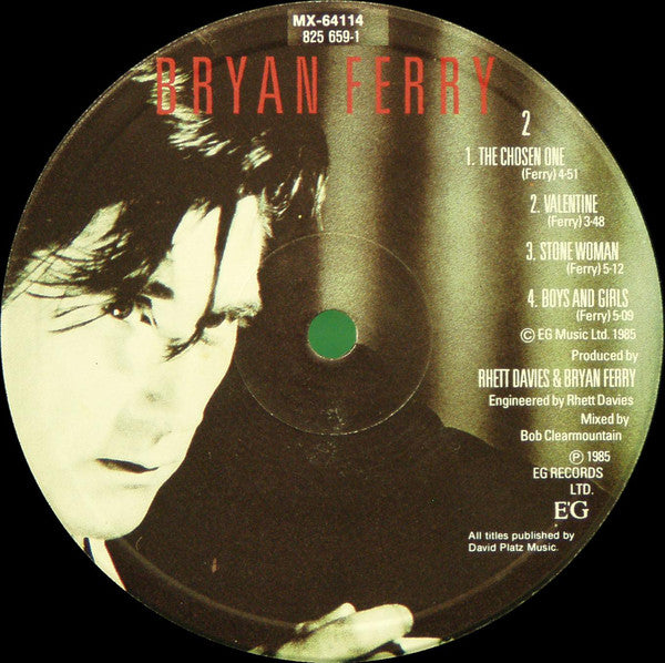 Bryan Ferry : Boys And Girls (LP,Album,Stereo)