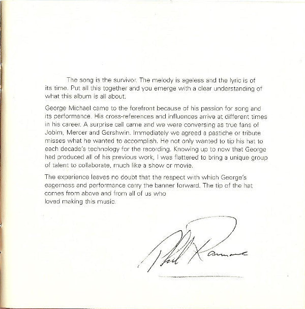 George Michael : Songs From The Last Century (Album)