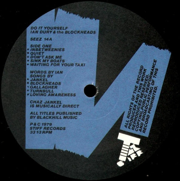 Ian Dury And The Blockheads : Do It Yourself (LP,Album)