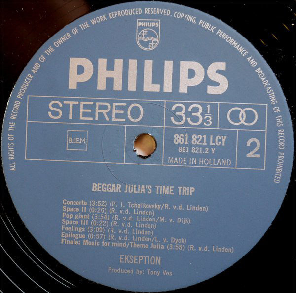 Ekseption : Beggar Julia's Time Trip (LP,Album)