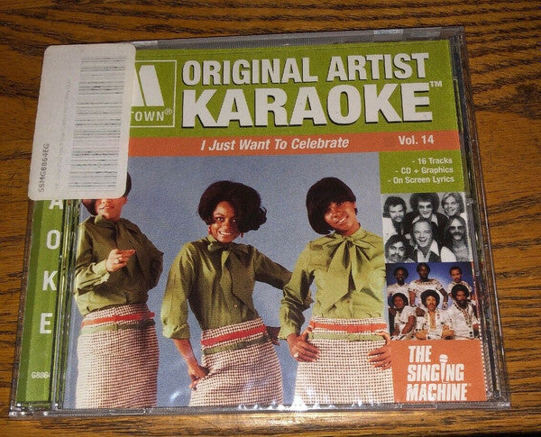 Various : Motown Original Artist Karaoke - Just Want To Celebrate Vol. 14 (CD+G,Compilation)