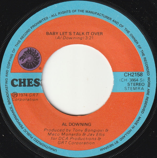 Al Downing : I'll Be Holding On (7", Single)