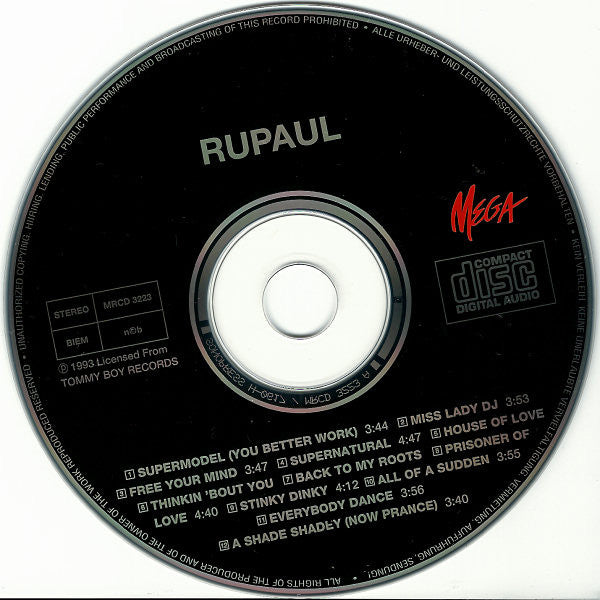 RuPaul : Supermodel Of The World (Album)