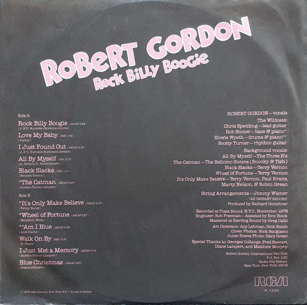 Robert Gordon (2) : Rock Billy Boogie (LP,Album)