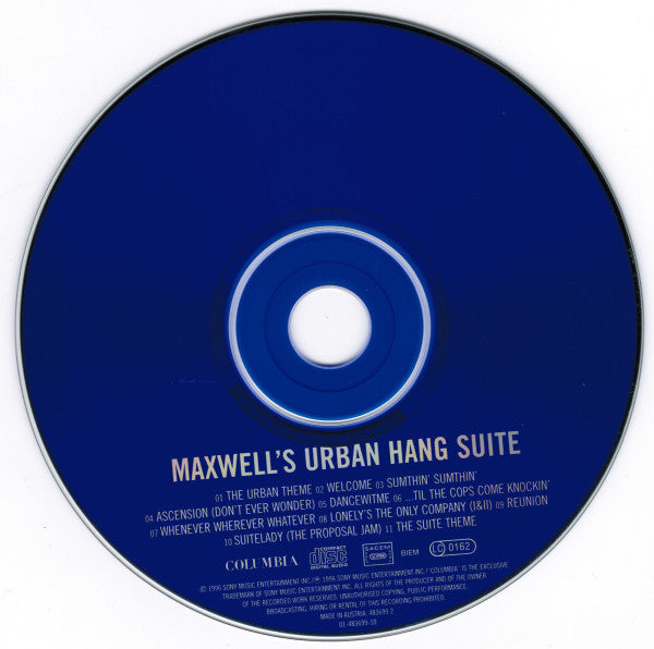 Maxwell : Maxwell's Urban Hang Suite (Album)