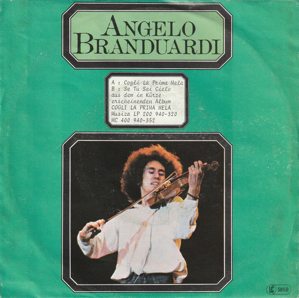 Angelo Branduardi : Cogli La Prima Mela (7", Single)