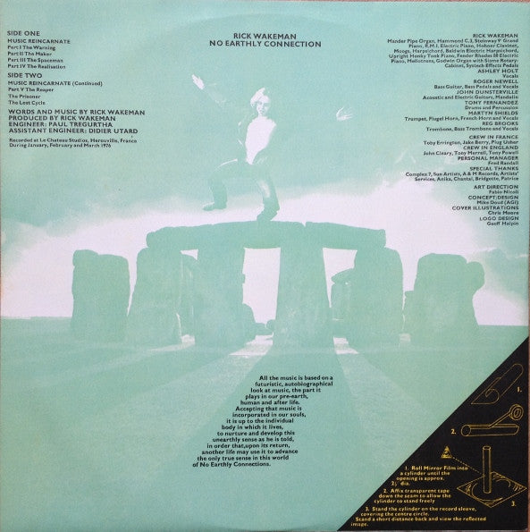 Rick Wakeman And The English Rock Ensemble : No Earthly Connection (LP, Album)