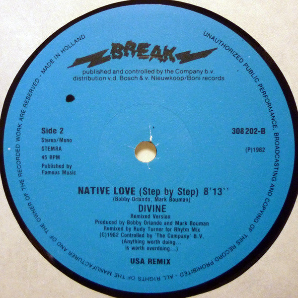 Divine : Native Love (Step By Step) (12",45 RPM)