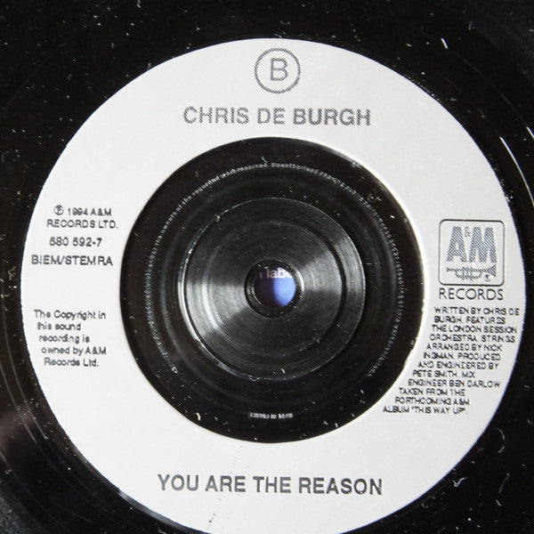 Chris de Burgh : Blonde Hair Blue Jeans (7",45 RPM,Single)