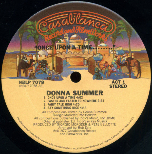 Donna Summer : Once Upon A Time... (LP,Album,Stereo)
