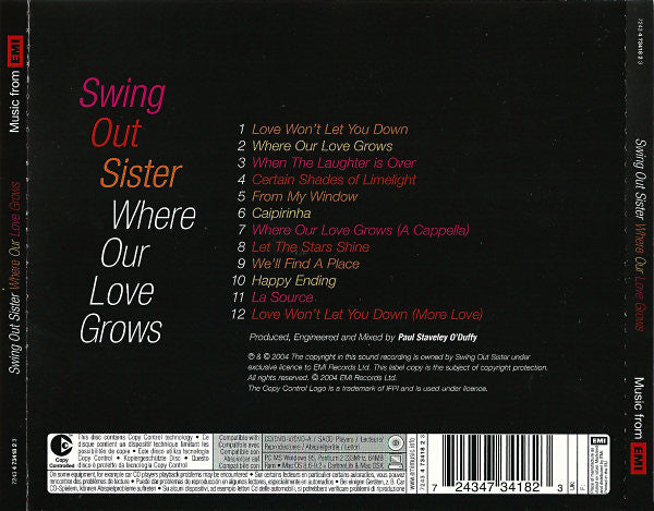 Swing Out Sister : Where Our Love Grows (Album,Copy Protected)