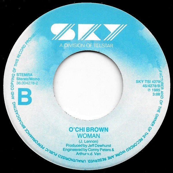 O'Chi Brown : Unchained Melody (7",Single)