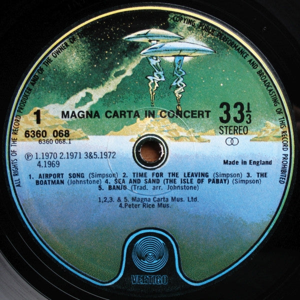 Magna Carta : In Concert (LP,Album,Reissue)