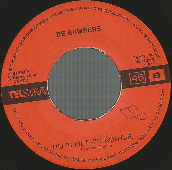 De Bumpers : M'n Doedelzak (7",45 RPM,Single)