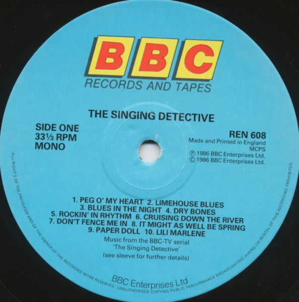 Various : The Singing Detective (Music From The BBC-TV Serial) (LP,Album,Compilation,Mono)