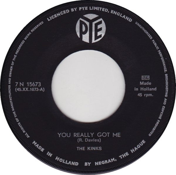 Kinks, The : You Really Got Me (7",45 RPM,Single)