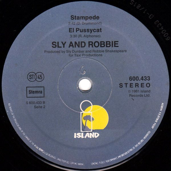 Bits & Pieces / Sly & Robbie : Don't Stop The Music / Stampede / El Pussycat Ska (12",45 RPM)