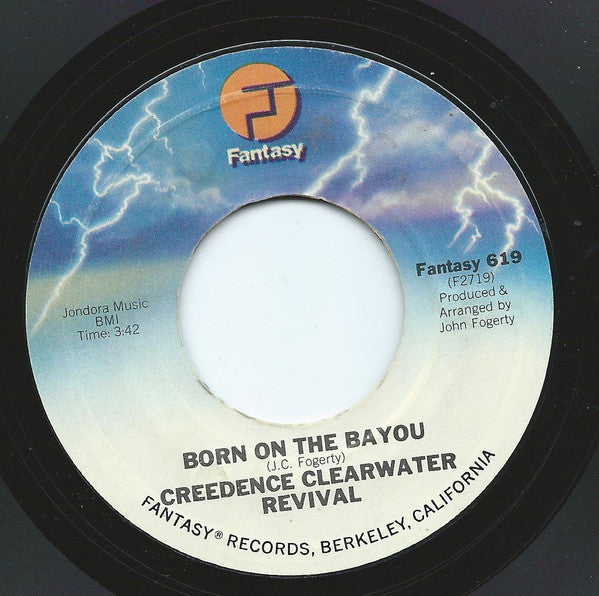 Creedence Clearwater Revival : Proud Mary / Born On The Bayou (7",Single)