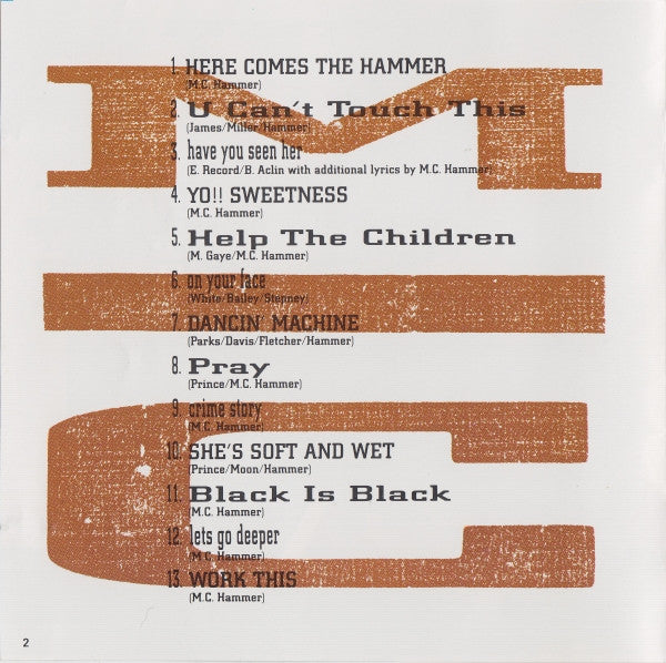 MC Hammer : Please Hammer Don't Hurt 'Em (CD, Album)