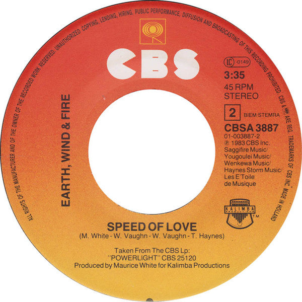 Earth, Wind & Fire : Magnetic (7",Single,45 RPM)