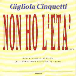 Gigliola Cinquetti, Dino (7) : Non Ho L'eta 1990 / Gli Occhi Miei (7",Single,45 RPM)