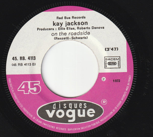 Kay Jackson : Carnival / On The Roadside (7",45 RPM,Single)