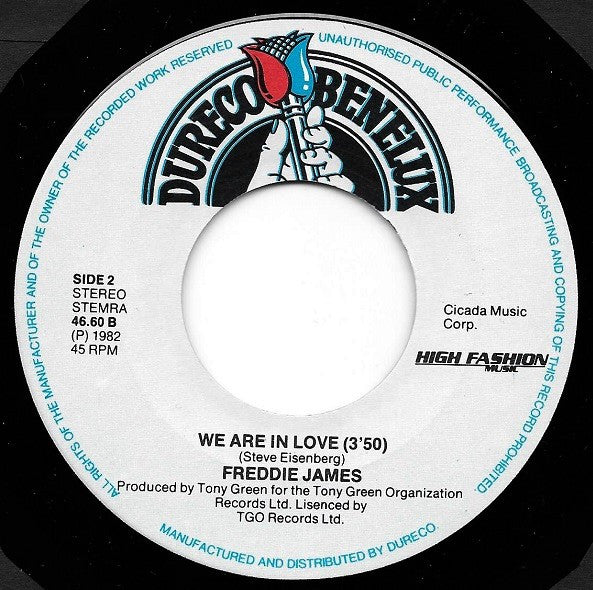 Freddie James : Don't Turn Your Back On Love (7",45 RPM,Single)