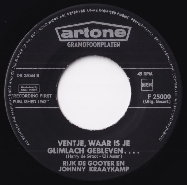 Johnny & Rijk : Hello Ev'rybody Here We Are (7",45 RPM,Single)