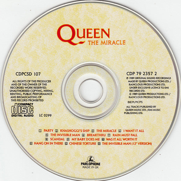 Queen : The Miracle (Album)