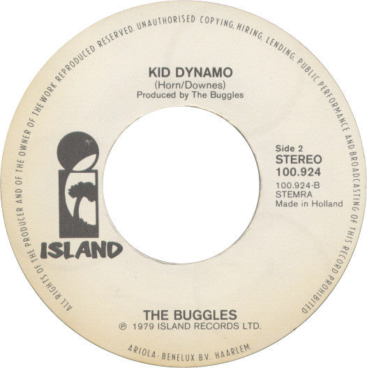 Buggles, The : Video Killed The Radio Star (7",45 RPM,Single,Stereo)