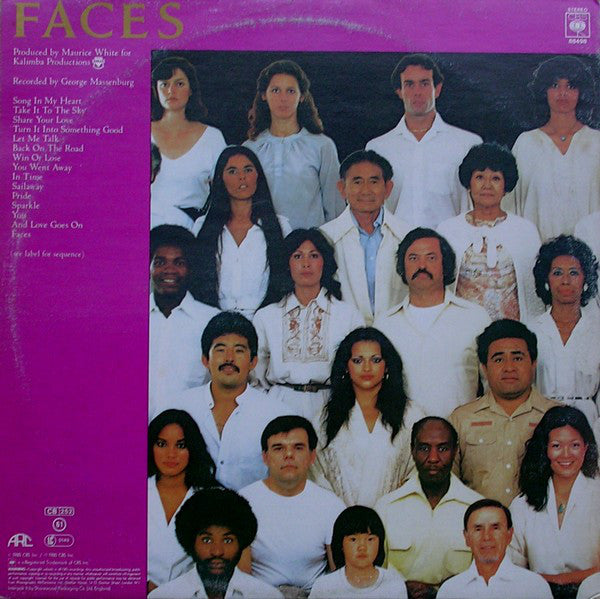 Earth, Wind & Fire : Faces (LP,Album)