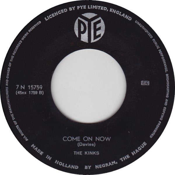 Kinks, The : Tired Of Waiting For You (7",45 RPM,Single)