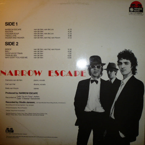 Narrow Escape : Live (LP, Album)