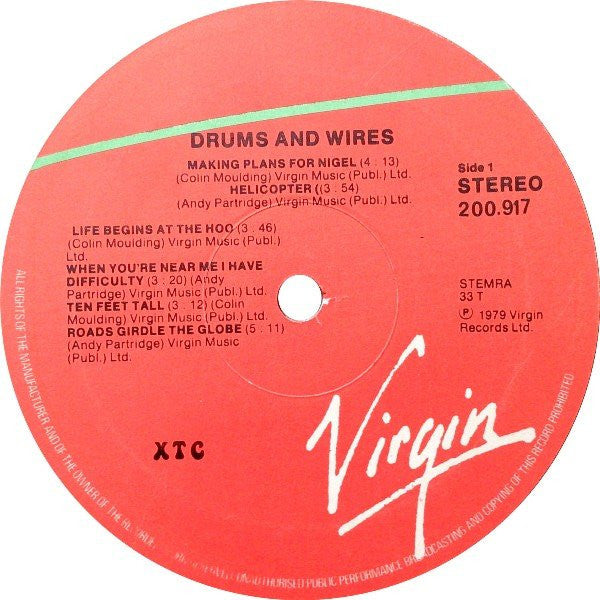 XTC : Drums And Wires (LP, Album)