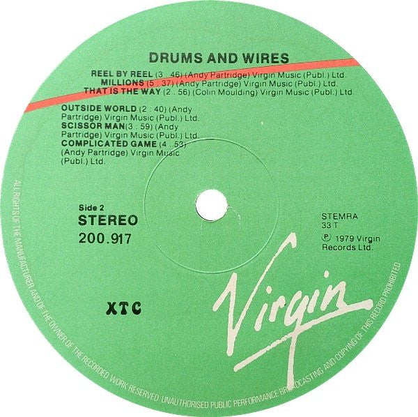 XTC : Drums And Wires (LP, Album)
