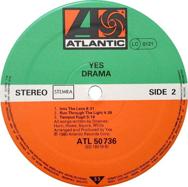 Yes : Drama (LP,Album)