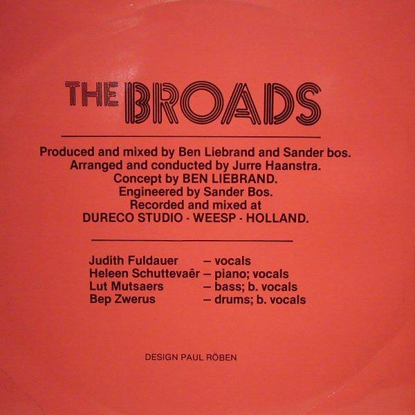 Broads, The : Sing - Sing - Sing (Ballroom Big Band Version & Mega Be-Bop-Mix) (12",45 RPM,Stereo)