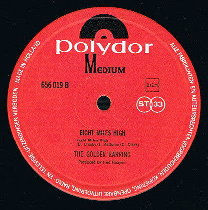 Golden Earring : Eight Miles High (LP,Album,Stereo)