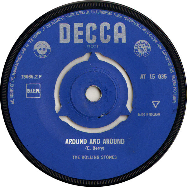 Rolling Stones, The : Empty Heart / Around And Around (7",45 RPM,Single,Mono)