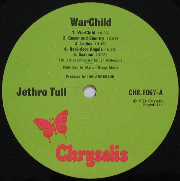 Jethro Tull : War Child (LP,Album)