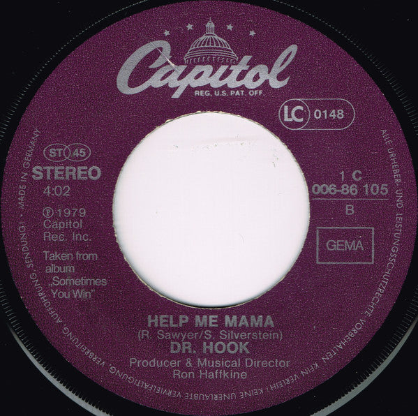 Dr. Hook : Sexy Eyes (7",Single,45 RPM)