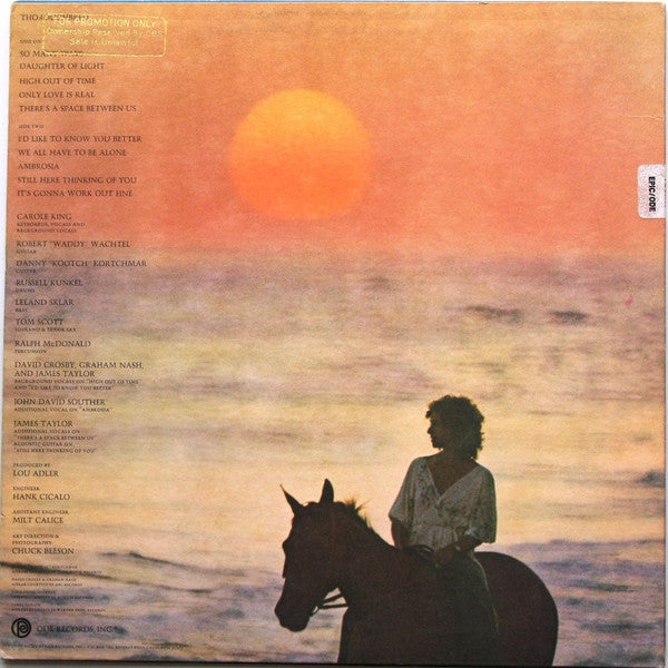Carole King : Thoroughbred (LP,Album)