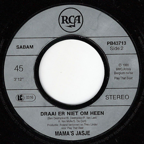 Mama's Jasje : Morgen Zal Het Anders Zijn (7",45 RPM)